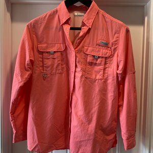 Columbia Women's Coral Vented Button Up Shirt  Fishing Outdoors PFG